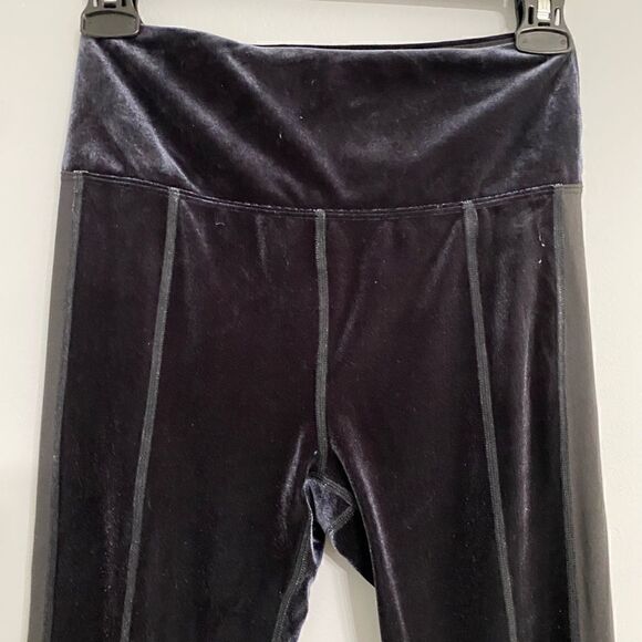ALALA Velvet Tight Nevy Blue Women Leggings Size XS - Picture 5 of 15